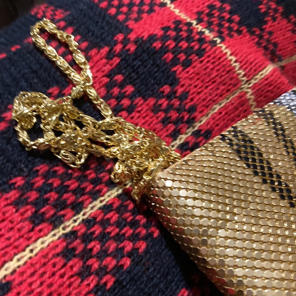 Gold and Silver Mesh Patchwork Bag - Picture 2 of 6